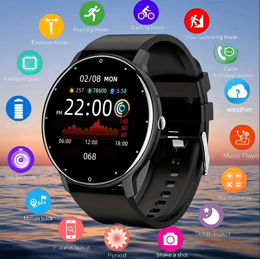 Relógio inteligente masculino com tela AMOLED de 1,52 polegadas, chamada Bluetooth, GPS, rastreador de condicionamento físico, monitor de saúde, carregamento sem fio