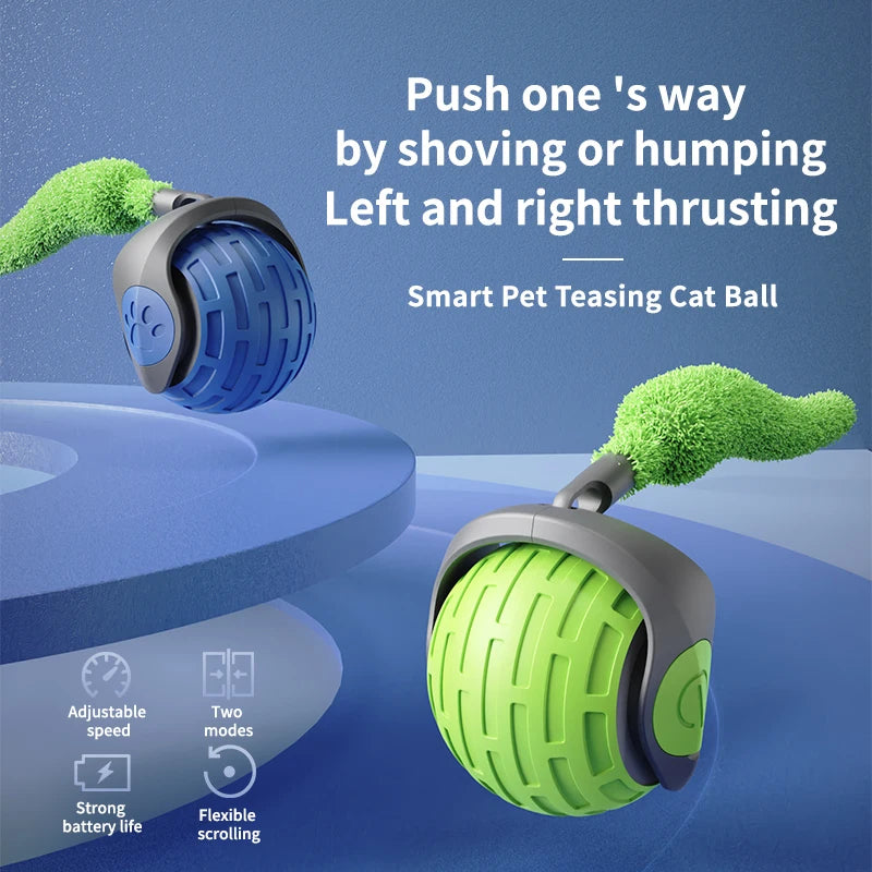 Brinquedos inteligentes interativos para gatos, bola elétrica com rolamento automático para gatos, gatinhos, animais de estimação, treinamento automático, brinquedo recarregável por USB