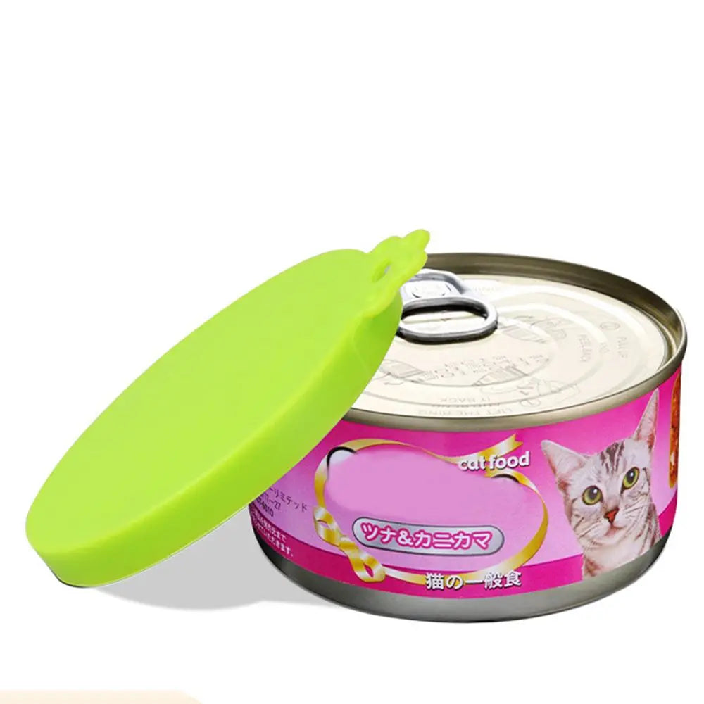 Pet Food Can Silicone Cover Dogs Cats Storage Tin Cap Lid Seal Food Tin Fresh-keeping Cover Pet Supplies pet shop