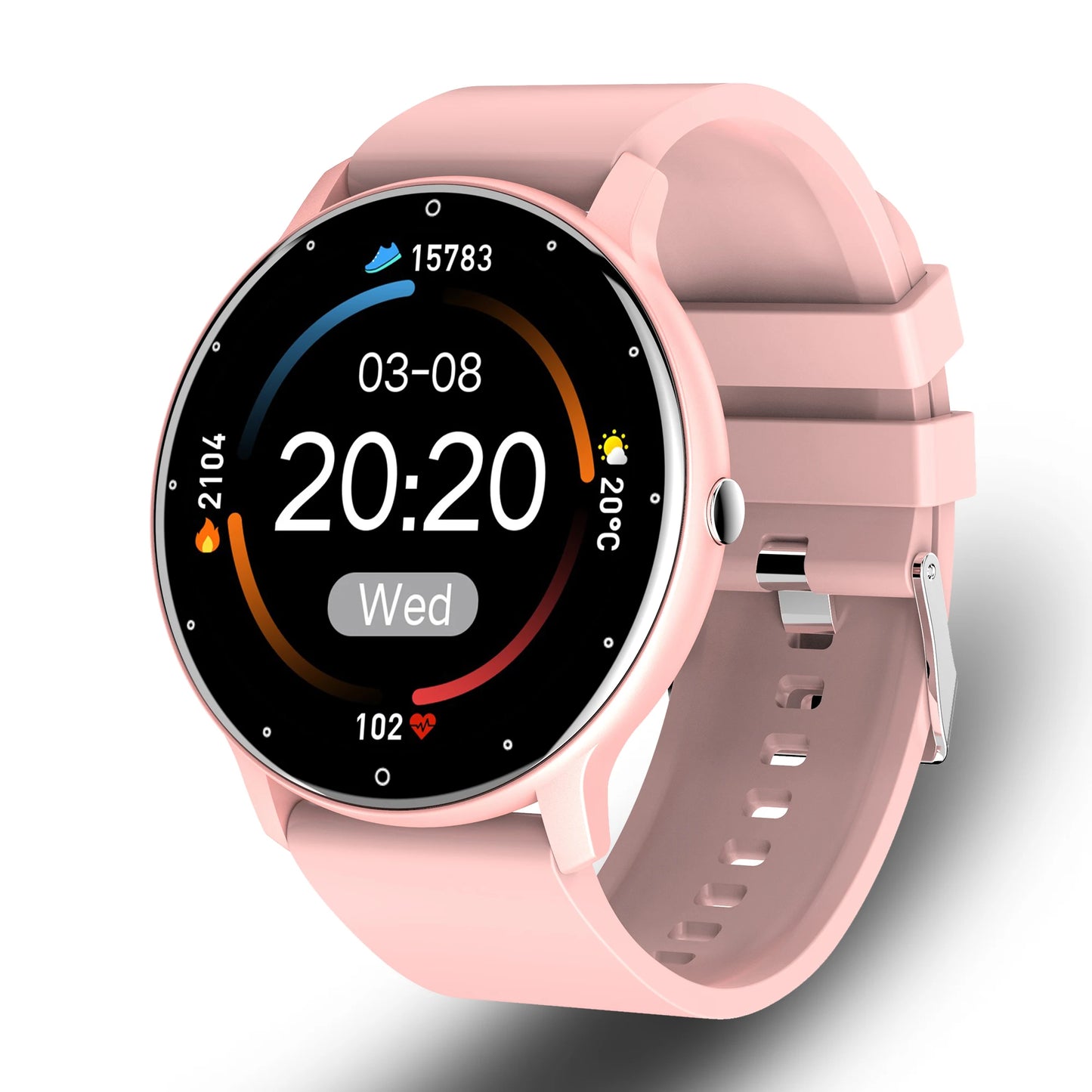 Novo relógio inteligente 2023, esportivo, fitness, à prova d'água, com Bluetooth, monitor de frequência cardíaca e sono para Android e iOS