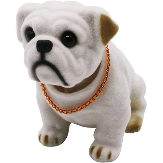 Doll Nodding Dog Shaking Head Resin Simulation Car Dog Toy Dashboard Decoration Car Ornament Cute Car Accessories Girls Women