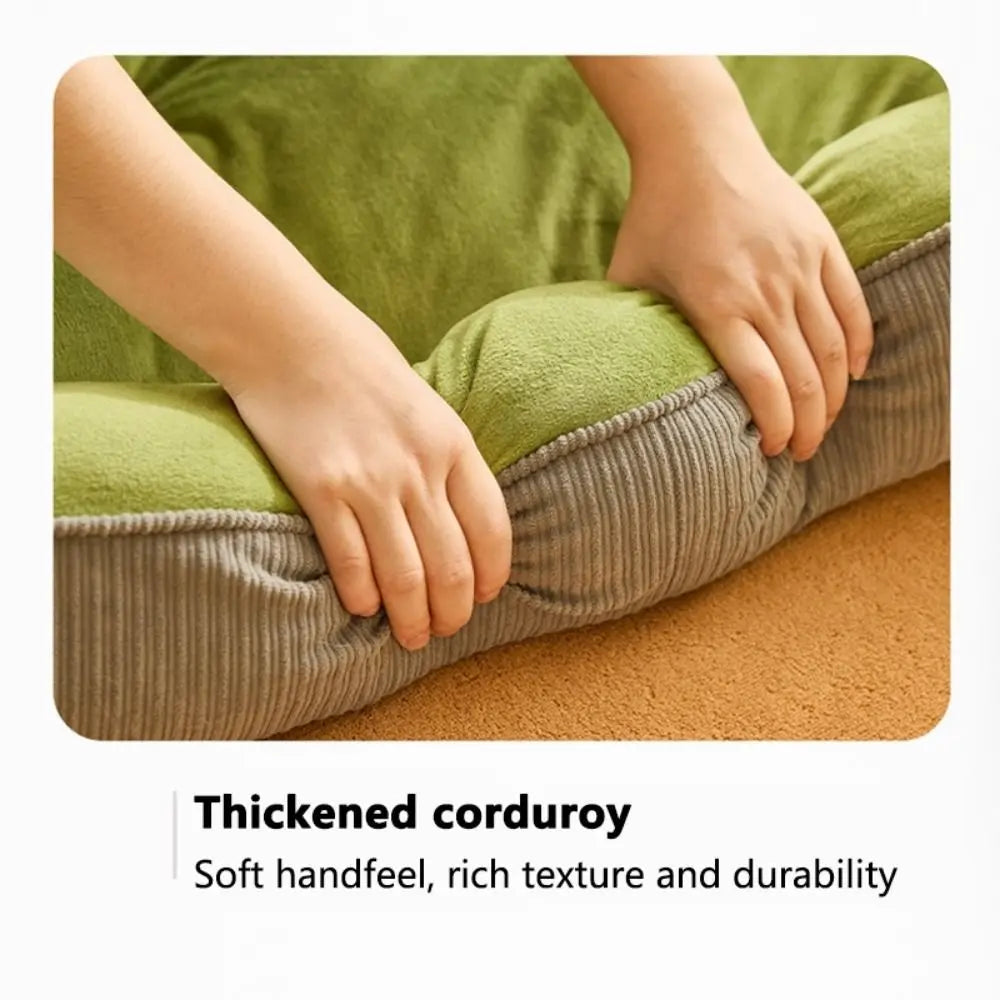 Washable Big Dog Sofa Bed Soft Neck Protection Pet Mattress Pillow Non-slip Design Four Seasons Pet Sleeping Nest
