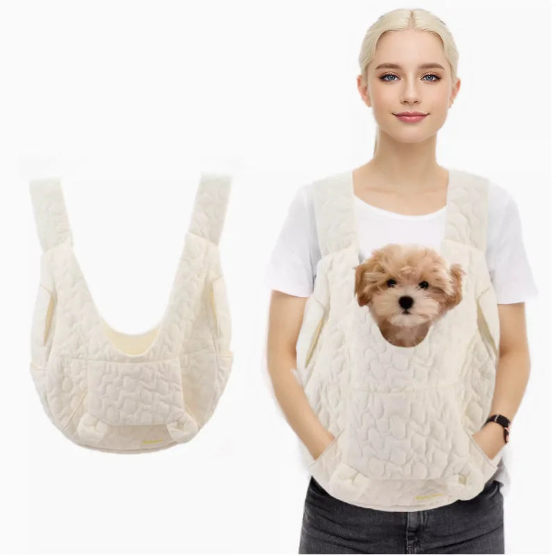 Bolsa de transporte para animais de estimação, mochila de peito extra grande com capacidade para cães e gatos, bolsa para atividades ao ar livre, à prova d'água e resistente ao vento, bolsa portátil para animais de estimação