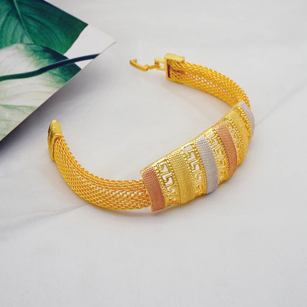 Conjuntos de joias finas 2023 para mulheres, presentes de casamento, colar, pulseira, brincos, anel, joias com contas africanas