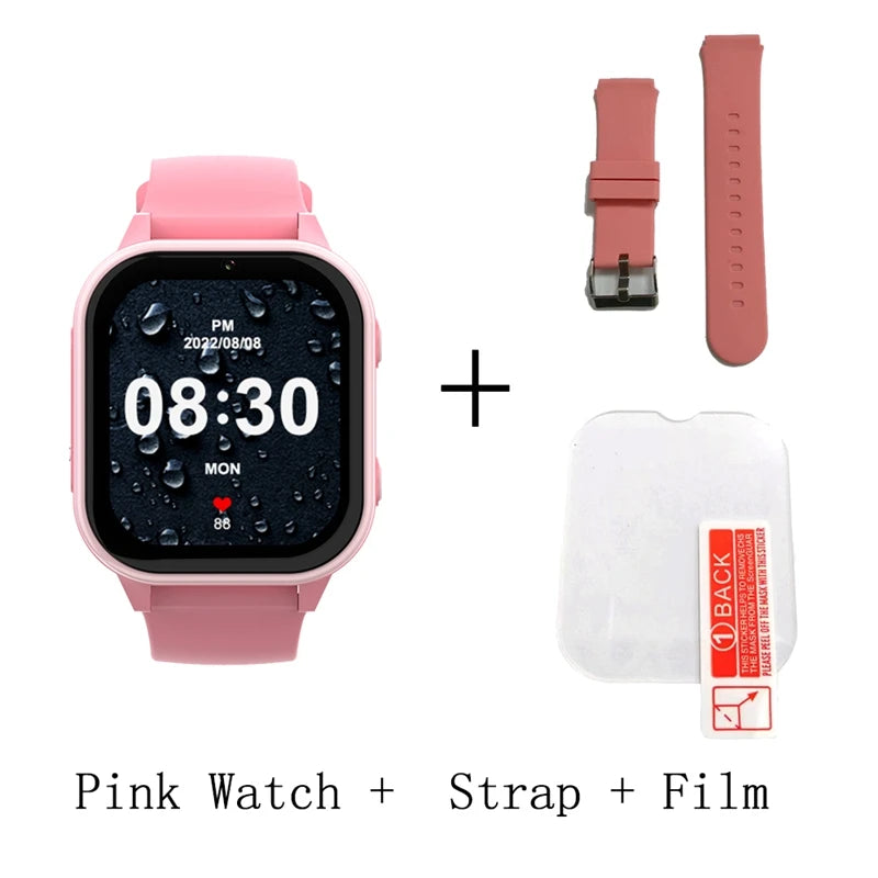 Relógio inteligente infantil Wonlex 4G SOS GPS WiFi Relógio de pulso Whatsapp KT19Pro Android 8.1 com câmera de chamada de vídeo Monitor Smartwatch infantil