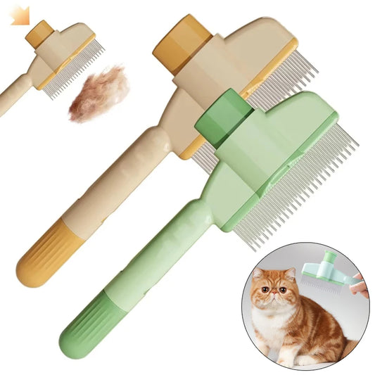 Escova de massagem para gatos, pente profissional para animais de estimação, escova para remoção de pelos de animais de estimação, pente durável para gatinhos, acessórios para animais de estimação