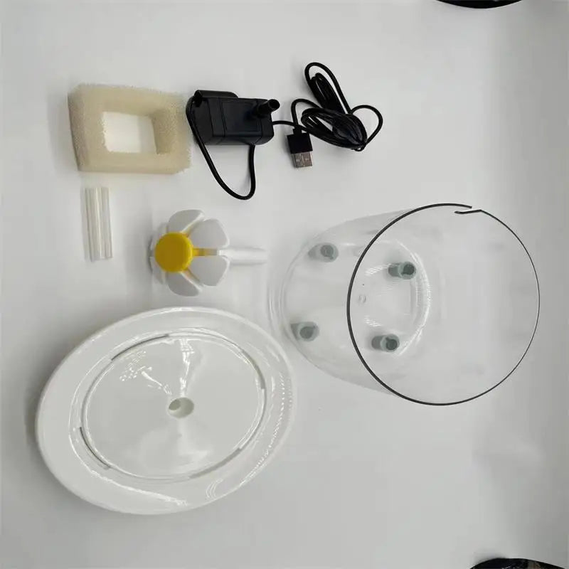 Bebedouro elétrico para gatos com filtro automático USB, tigela de 1200 ml, recirculador, filtro, dispensador de água para gatos