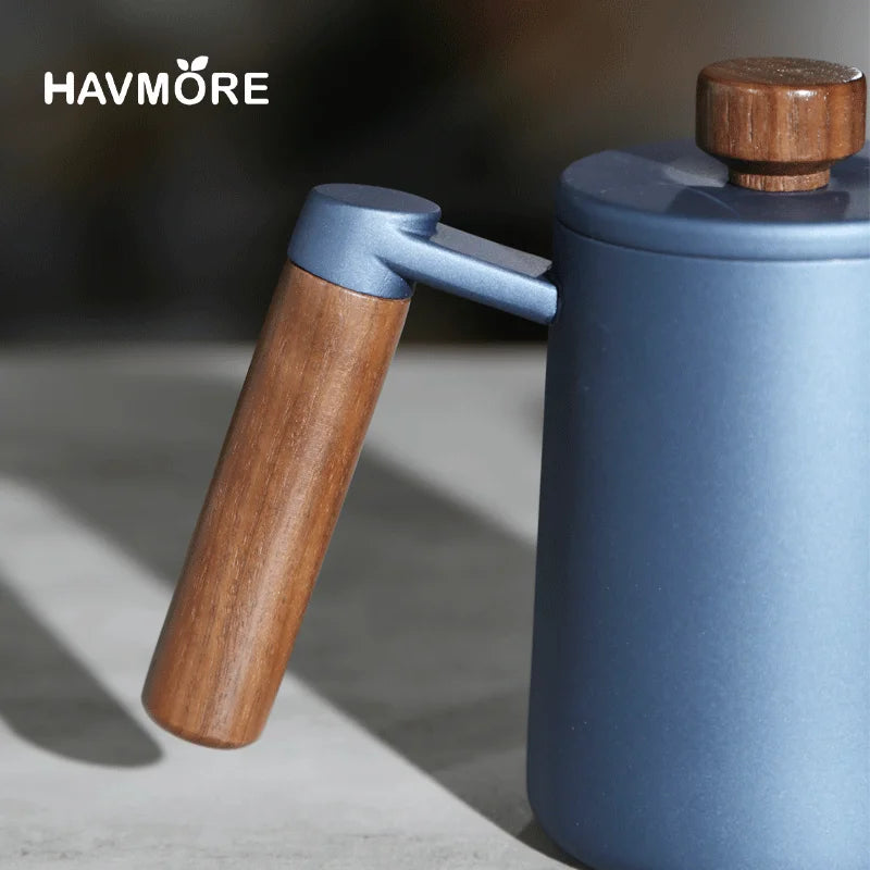 Aço inoxidável 304 600ml bico longo pescoço de ganso cafeteira expresso barista chaleira bule acessórios ferramentas