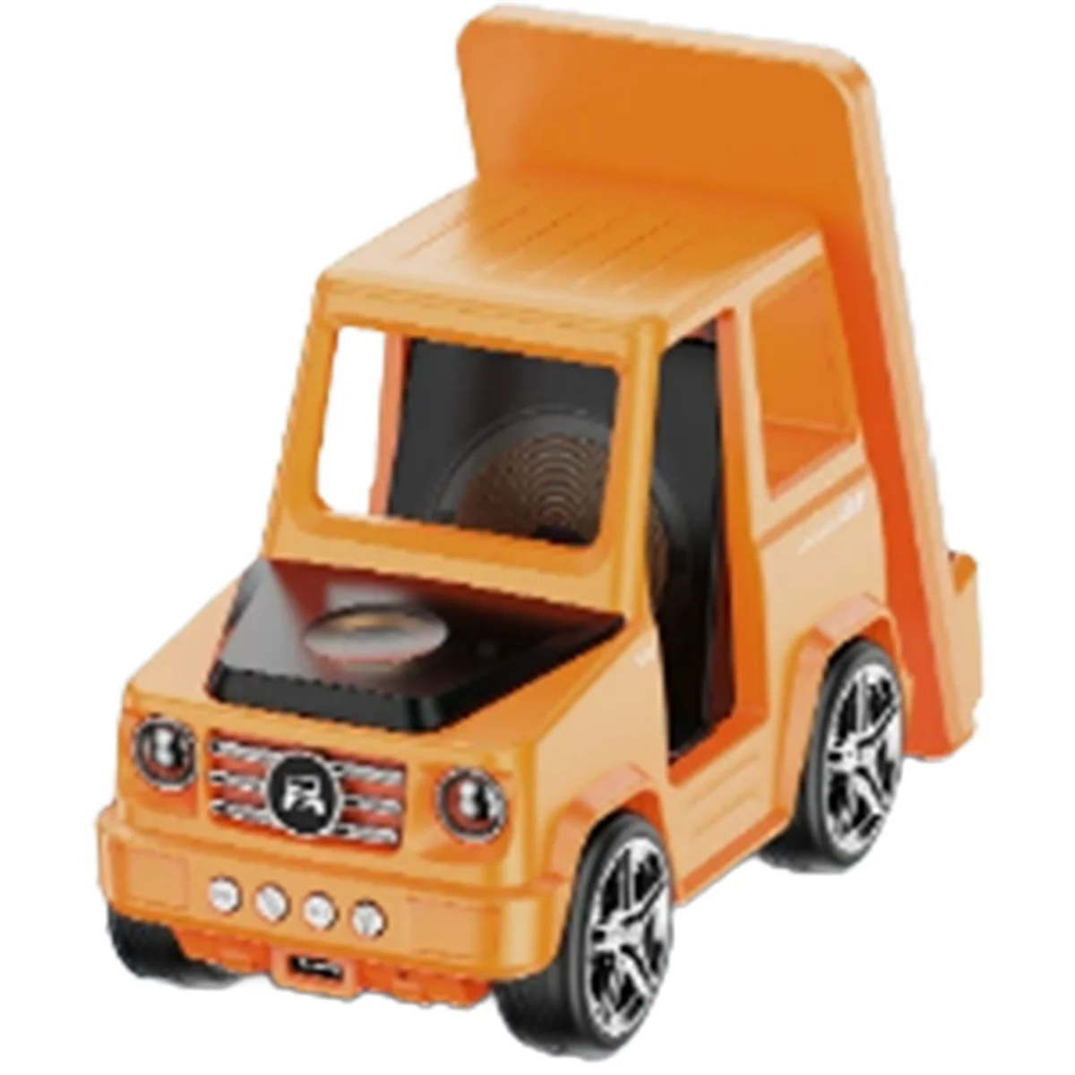 Novo 2025 - Suporte para carregador sem fio para carro 6 em 1, formato inovador de carro, carregador de mesa de carregamento rápido de 15 W, ótima ideia de presente laranja