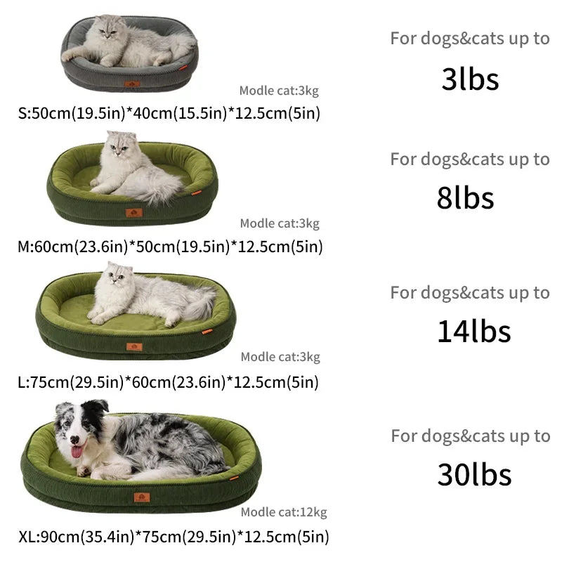 Winter Dog Kennel, Universal for All Seasons, Removable and Washable for Sleeping, Pet Mat, Sofa for Keeping Warm in Winter