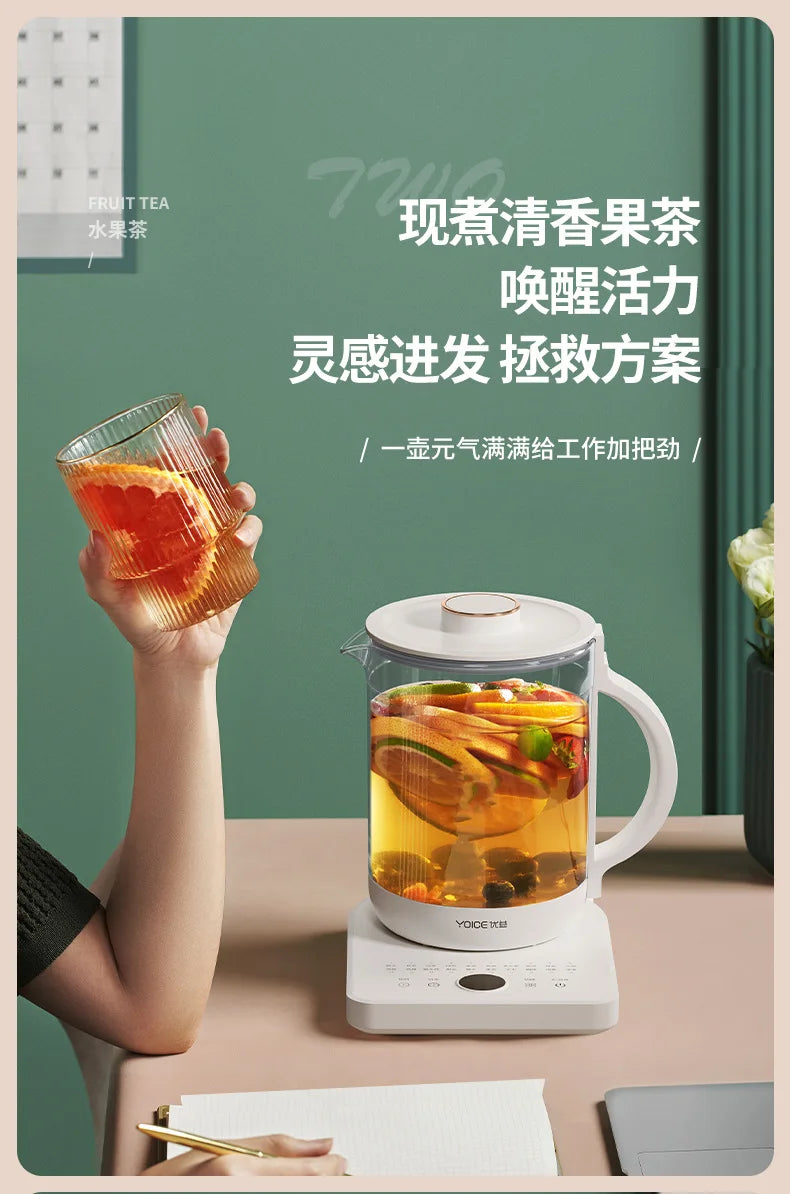 1L Multifuncional Máquina de Chá de Ervas Chaleira Elétrica Home Stewing Cooking Flower Medicine Pot Fervente Atacado