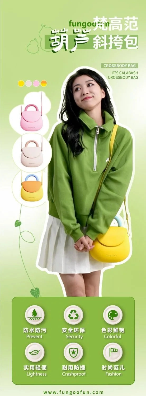 Bolsa de ombro transversal impermeável e espaçosa para mulheres, resistente a arranhões, leve, 4 cores da moda, bolsa esportiva de EVA