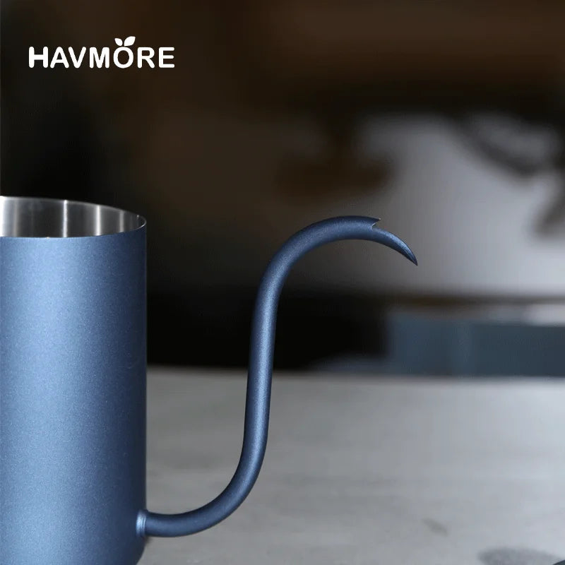 Aço inoxidável 304 600ml bico longo pescoço de ganso cafeteira expresso barista chaleira bule acessórios ferramentas