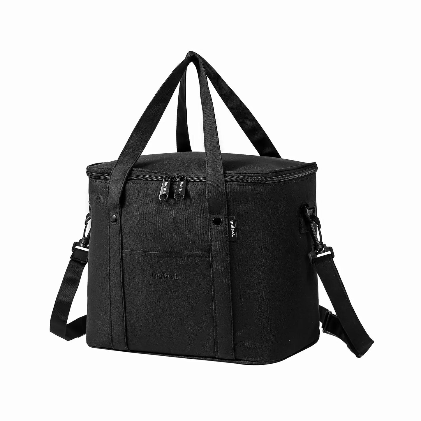 1 bolsa térmica para almoço para homens/mulheres, bolsa térmica grande reutilizável com alça de ombro para trabalho, escritório, piquenique, praia, viagem