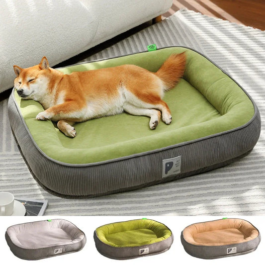1PC Winter Warm Dog Bed Soft Memory Foam Pet Sleeping Mat for Small Medium Dogs Cats Removable Non-slip Dog Kennel Pet Supplies