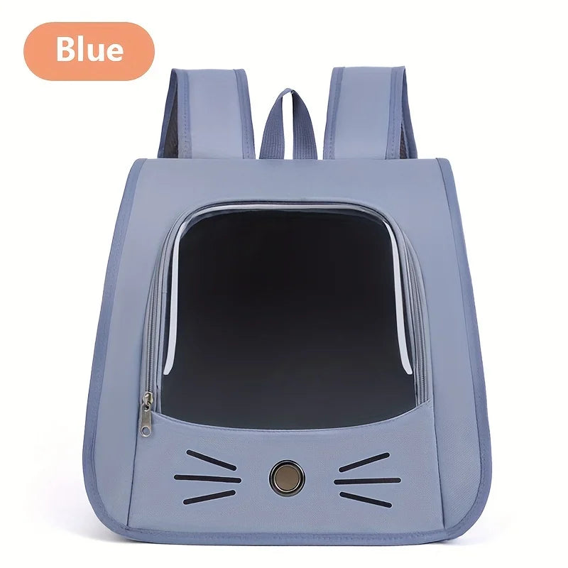 Mochila para transporte de animais de estimação KEMORELA Mochila grande para gatos Mochila transparente respirável Bolsa portátil Mochila para suprimentos para cães e gatos