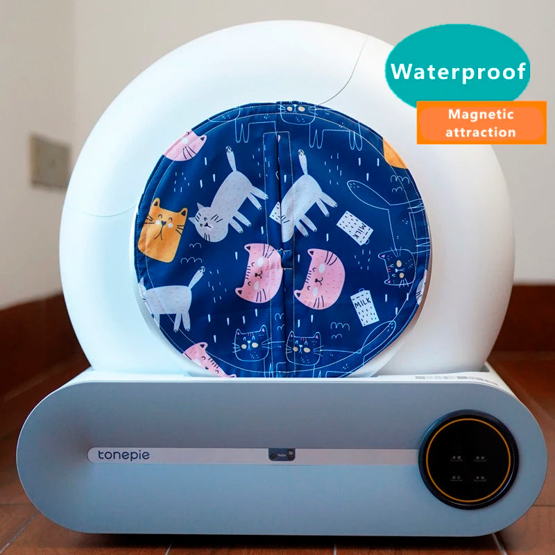 Cat Basin Odor for and Dust-protective Door cursor for TONEPIE Automatic Cat Litter Box, Only Curtin not inlie Cat Litter Box