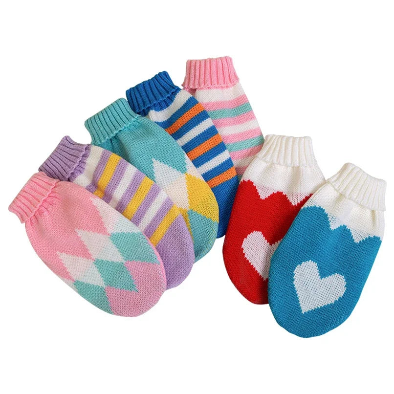 Suéter para filhotes e gatos, roupas quentes de inverno para animais de estimação para cães pequenos, colete para chihuahua, buldogue francês, suéter de malha, fantasia para gatinhos schnauzer