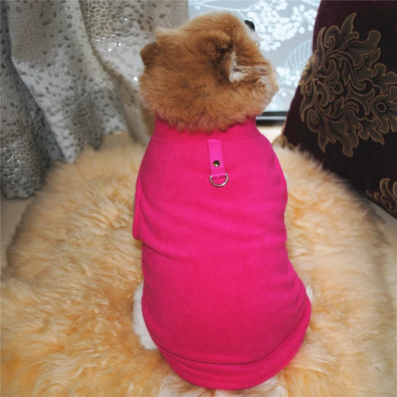 Colete de lã europeu americano quente para outono e inverno para animais de estimação, fantasia para cães e gatos, casaco fashion para filhotes, roupas respiráveis