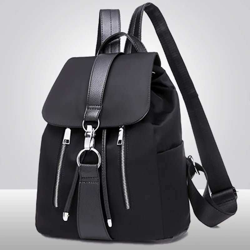 Mochila feminina de designer de alta qualidade em nylon, bolsa feminina fashion, mochila escolar de grande capacidade, bolsa de viagem casual