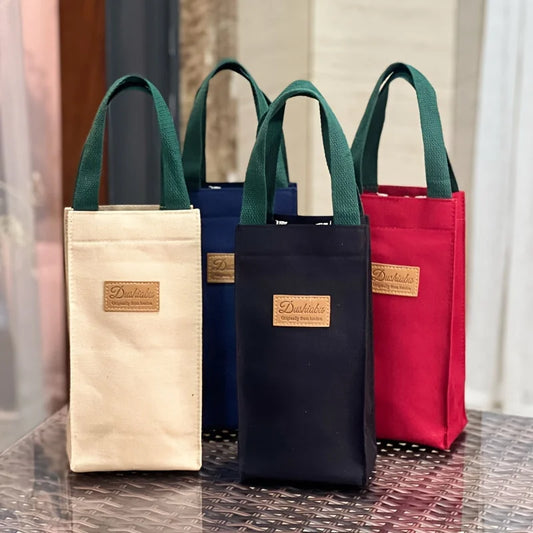 1 peça suporte portátil para garrafa de água, universal, de lona, ​​com isolamento térmico, bolsa para copos, bolsa para transporte de guarda-chuva