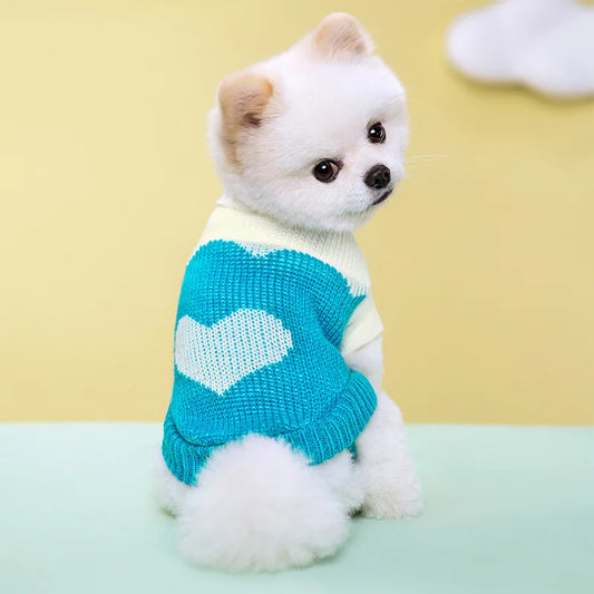 Suéteres para filhotes de cachorro para cães pequenos e médios, roupas para gatos, inverno, quente, pet, gola alta, colete para chihuahua, casaco macio yorkie, jaqueta de pelúcia