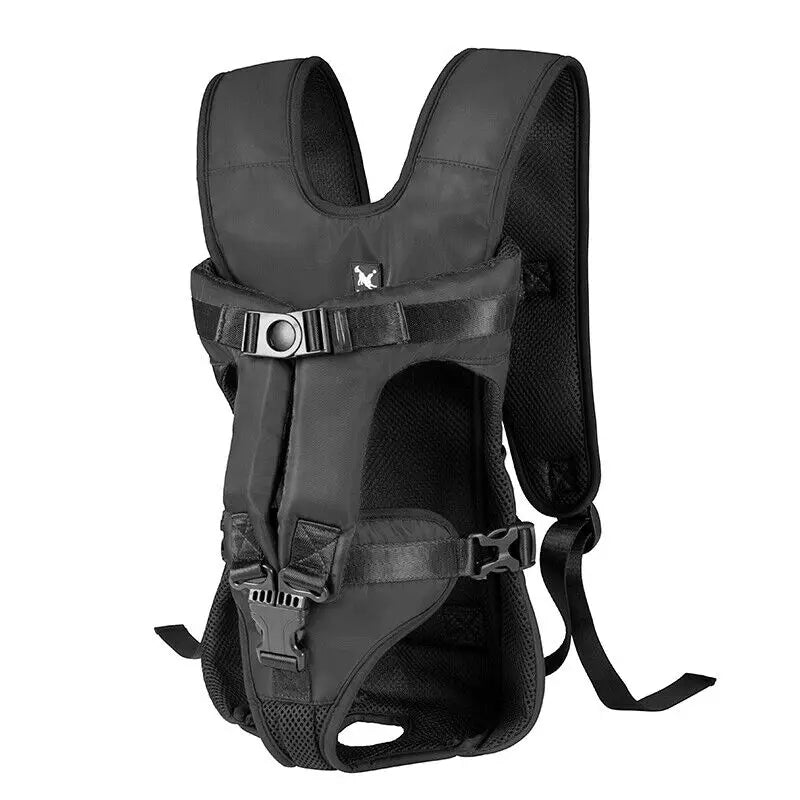 Mochilas de transporte frontal para animais de estimação, mochilas ajustáveis ​​com mãos livres para cães de pequeno e médio porte, respiráveis ​​e para gatos, bolsas de transporte para viagens ao ar livre