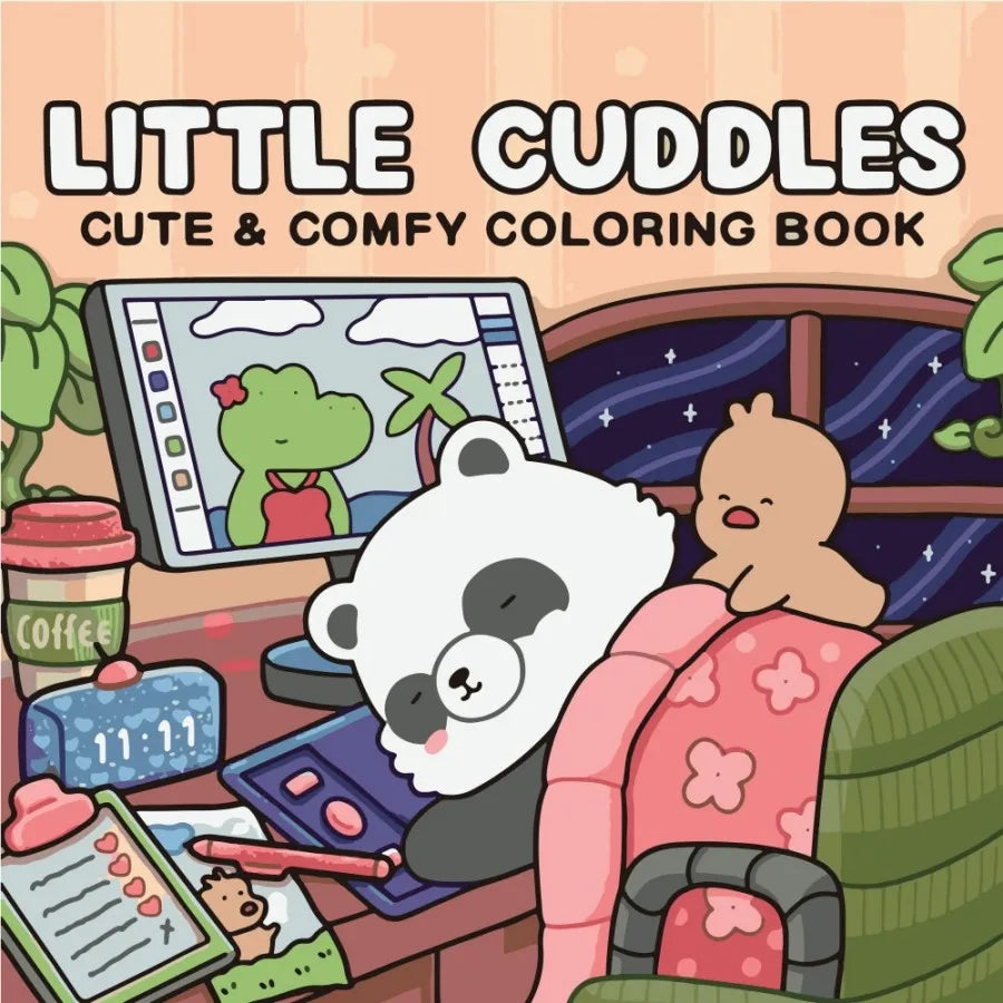 Livro de colorir "Criaturas Mágicas": várias cenas maravilhosas e criaturas mágicas, proporcionando uma experiência de colorir relaxante e agradável.