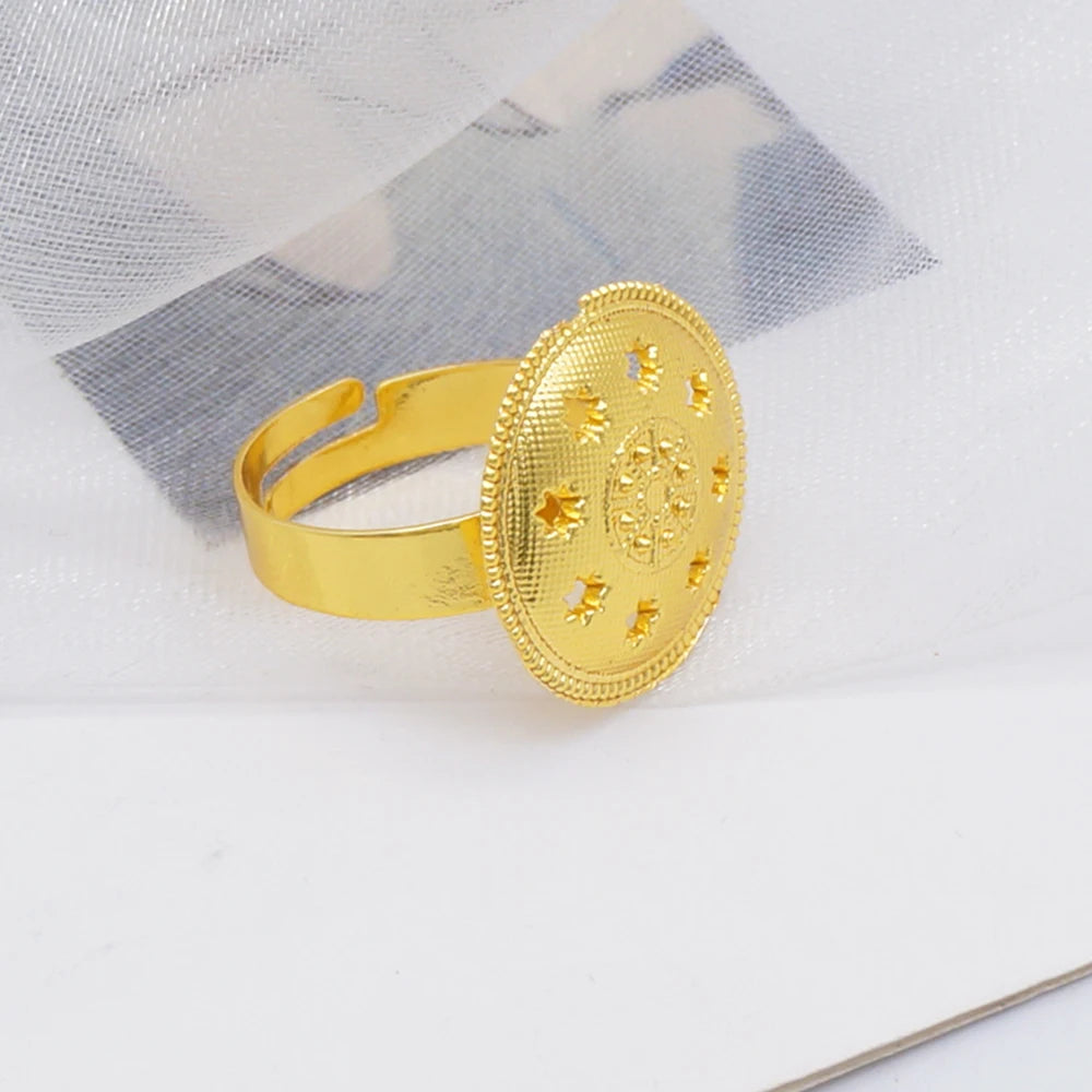 Conjuntos de joias finas 2023 para mulheres, presentes de casamento, colar, pulseira, brincos, anel, joias com contas africanas