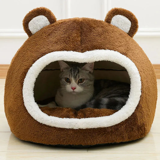 Cama engraçada para gatos, quente, macia, longa, de pelúcia, almofada para espreguiçadeira, para cães pequenos, tenda, camas de caverna para casa de gato aconchegante, tapete, suprimentos