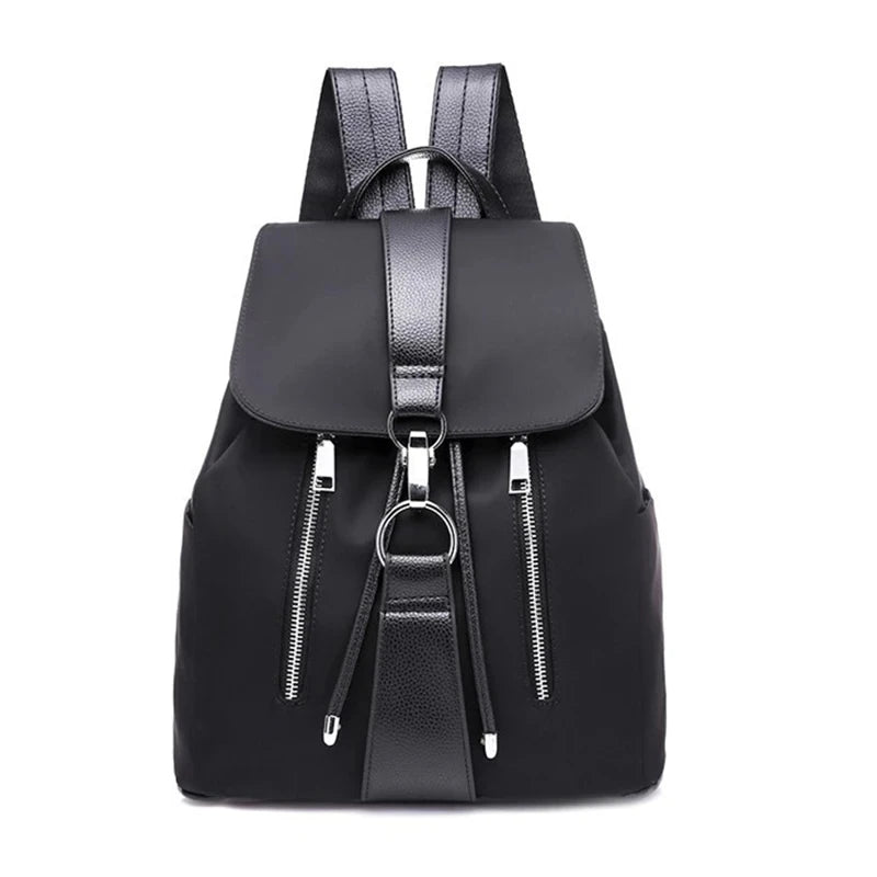 Mochila feminina de designer de alta qualidade em nylon, bolsa feminina fashion, mochila escolar de grande capacidade, bolsa de viagem casual
