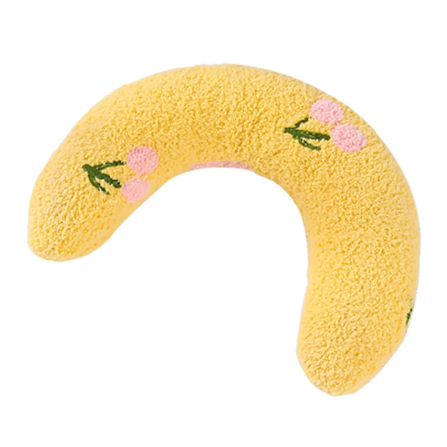 Almofada para cães e gatos, suprimentos para animais de estimação, protege a coluna cervical, travesseiro em formato de U para sono profundo, travesseiro para gatinhos e filhotes