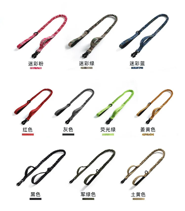 Pet Collar Tactical Collar Outdoor Training Adjustable Explosion-Proof Neck Collar Tactical Dog Collar Traction Rope
