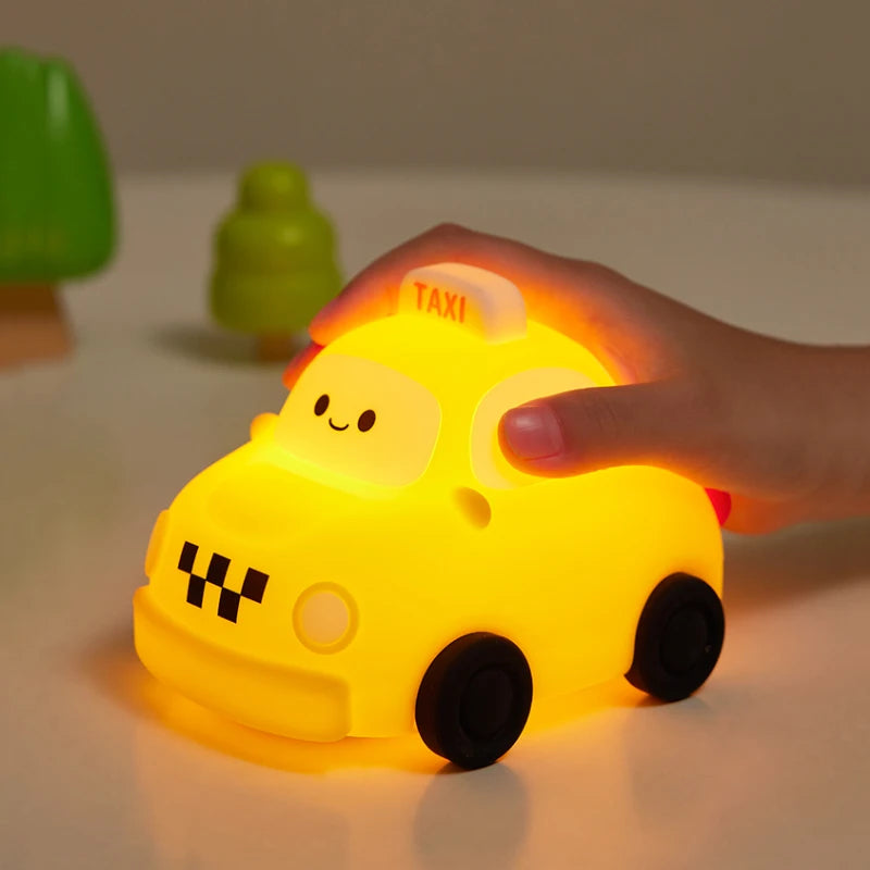 Luz noturna de silicone macio - USB recarregável, controle de toque, lâmpada de cabeceira regulável em 3 níveis para berçário, crianças, bebês e decoração de presentes