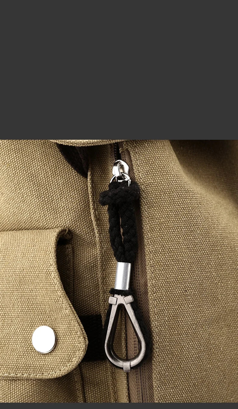 Mochilas masculinas de escalada e caminhada, estilo novo, 2025, para viagem, lazer, estudantes, mochilas escolares grandes, da moda, com bolsos grandes e zíper múltiplo