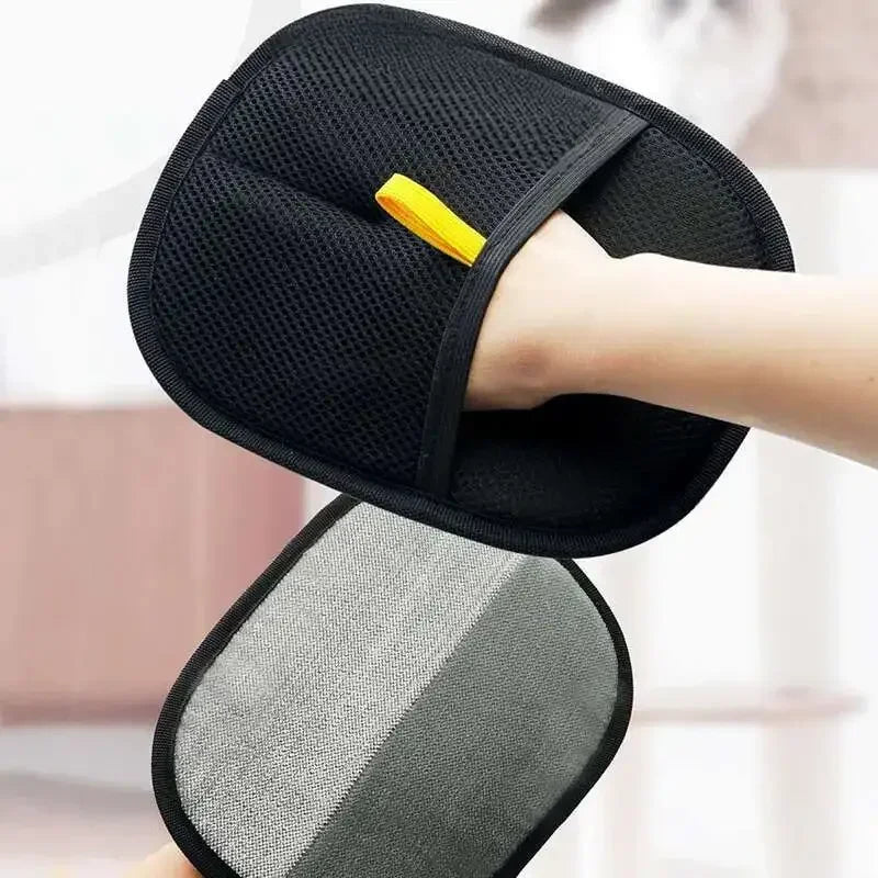 Conjunto de ferramentas para remoção de pelos de animais de estimação, luvas reutilizáveis ​​para remoção de pelos estáticos, luvas de dupla face para remoção de pelos de cães e gatos para carpetes e sofás