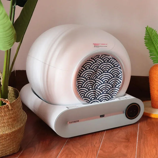 Cortina de porta à prova de odores e poeira para bacia de gato, combinando com 18 estilos de produtos para caixa de areia automática TONEPIE para animais de estimação