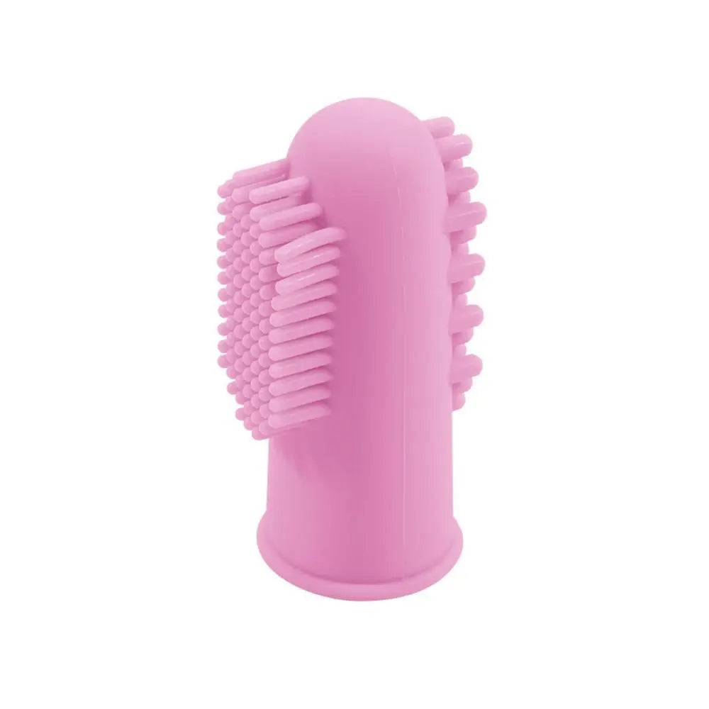 Silicone Pet Finger Toothbrush Bite Resistant Soft Cats Mouth Cleaner 360° Cleaning Pet Teeth Cleaning Fingertips for Cats Dogs