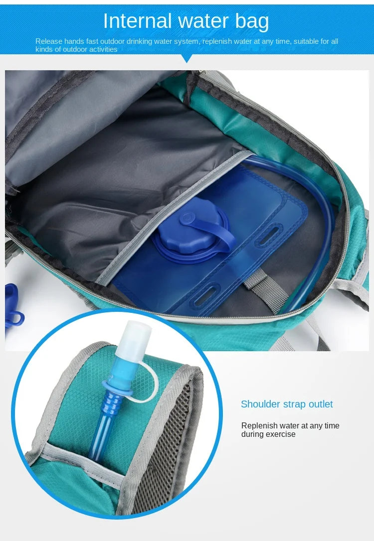 Mochila de hidratação para bicicleta 20L, masculina, à prova d'água, para ciclismo, esportes ao ar livre, viagens, caminhadas, trekking, MTB, mochila para bicicleta, bolsa d'água