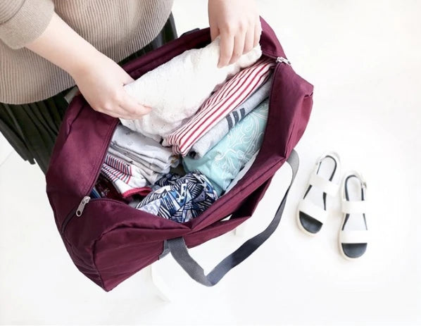 1 peça Bolsa de viagem de grande capacidade para bolsa de fim de semana Unsiex Bolsa de mão para viagem Dropshipping