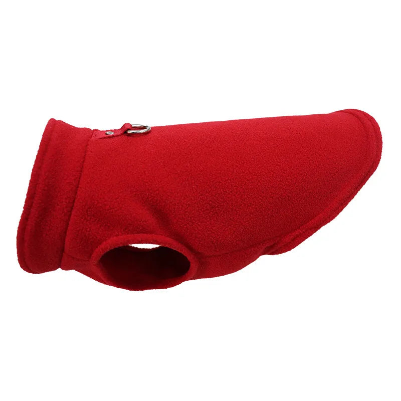 Roupas de lã quente para cães, jaqueta e colete para animais de estimação com argola em D para cães pequenos, gatos, fantasias de buldogue francês, casaco para chihuahua
