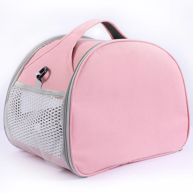 Bolsa de transporte para cães, gatos, pássaros e coelhos com almofada de algodão grosso, mochila de aviação para animais de estimação, bolsa de viagem portátil anti-sufocante, bolsa para cães de estimação