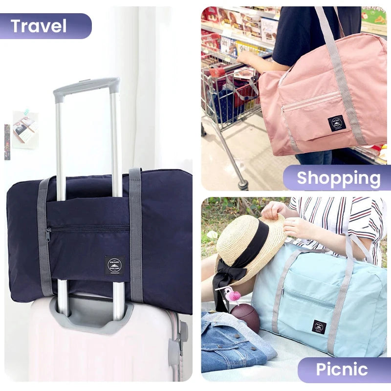 1 peça Bolsa de viagem de grande capacidade para bolsa de fim de semana Unsiex Bolsa de mão para viagem Dropshipping