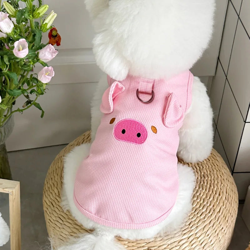 Roupas para cães pequenos, colete fino e fofo para cachorros, roupas para filhotes, roupas respiráveis ​​para chihuahua, colete para gatos, suprimentos para animais de estimação