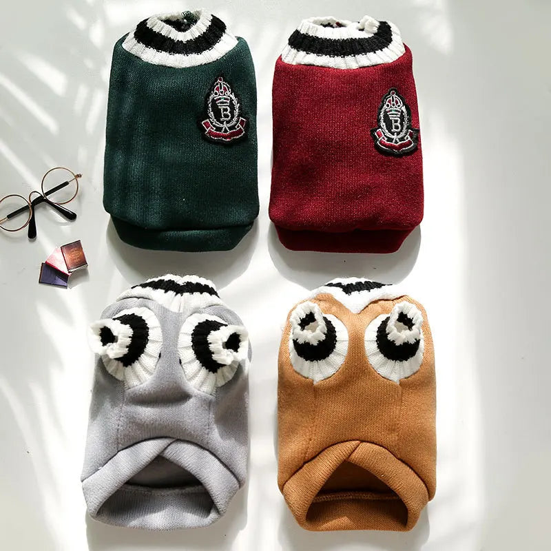 Winter Cat Dog Sweater Pullover Pet Clothes Small Dog Vest Puppy Jacket Kitty Costume Cats Outfit Warm And Cozy Pet Clothing