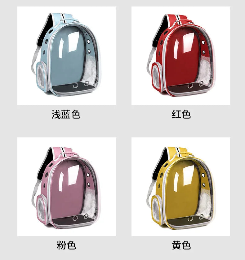 2025 Nova Cápsula Espacial Transparente Bolsa para Gatos Bolsa de Ombro Respirável Bolsa Portátil para Gatos Suprimentos para Animais de Estimação Mochila para Animais de Estimação