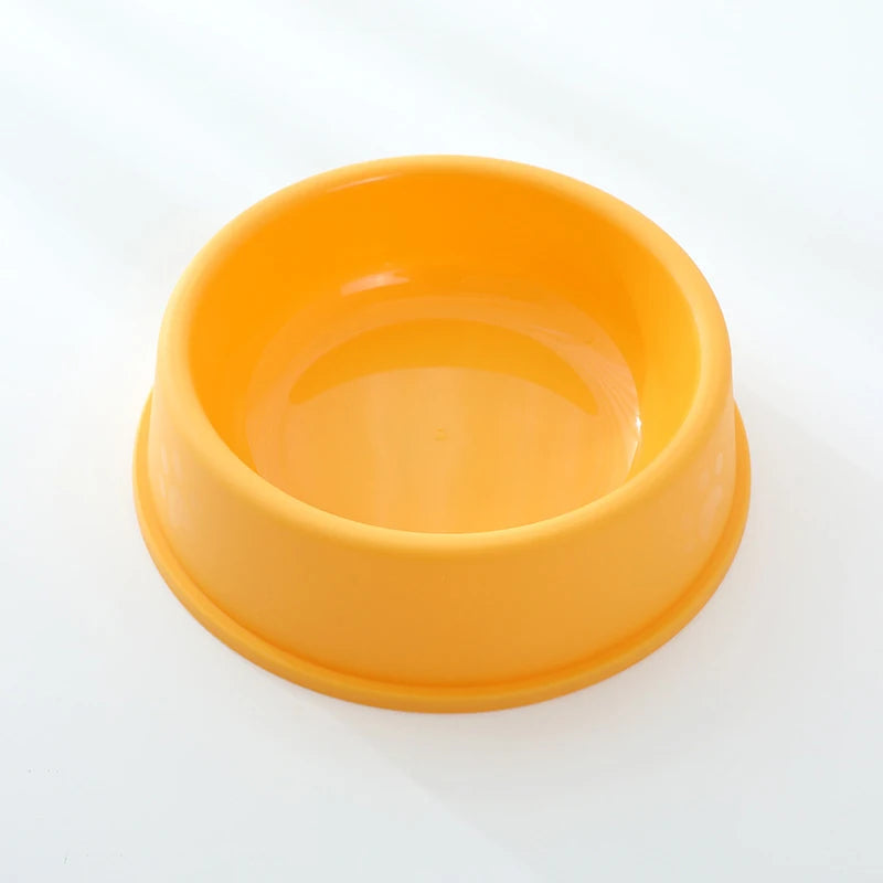 High Quality Pet Feeding Bowls For Cats And Dogs Solid Color Food Water Bowls Easy To Clean Wet & Dry Food Bowls Pet Supplies