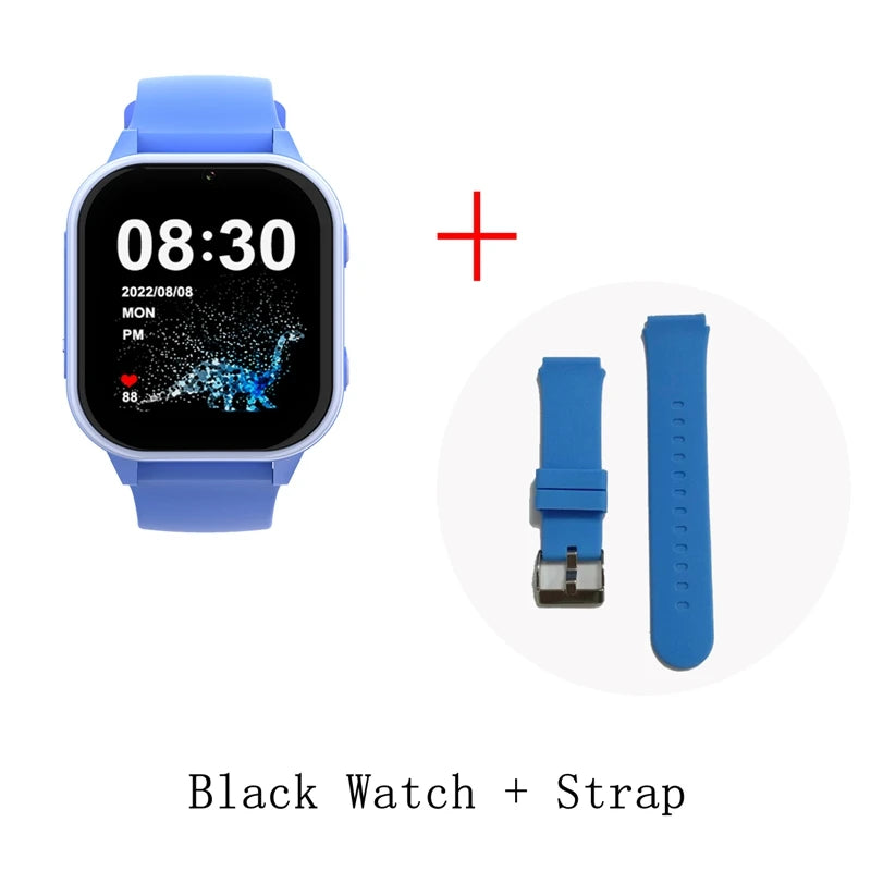 Relógio inteligente infantil Wonlex 4G SOS GPS WiFi Relógio de pulso Whatsapp KT19Pro Android 8.1 com câmera de chamada de vídeo Monitor Smartwatch infantil