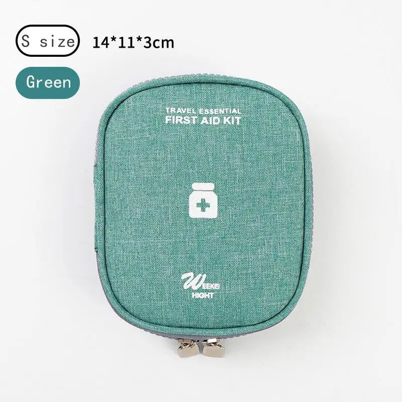 Kit de primeiros socorros para a família, 1 peça, portátil, para viagem, para uso externo, bolsa de armazenamento de medicamentos em camadas, grande capacidade, para uso doméstico