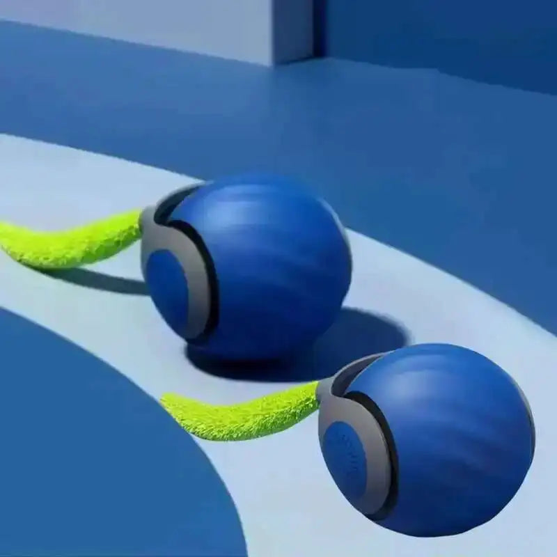 Bola de brinquedo interativa inteligente para gatos, bola rolante automática com cauda falsa, brinquedo elétrico recarregável por USB para animais de estimação, para provocação e treinamento